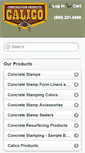 Mobile Screenshot of calicoproducts.com